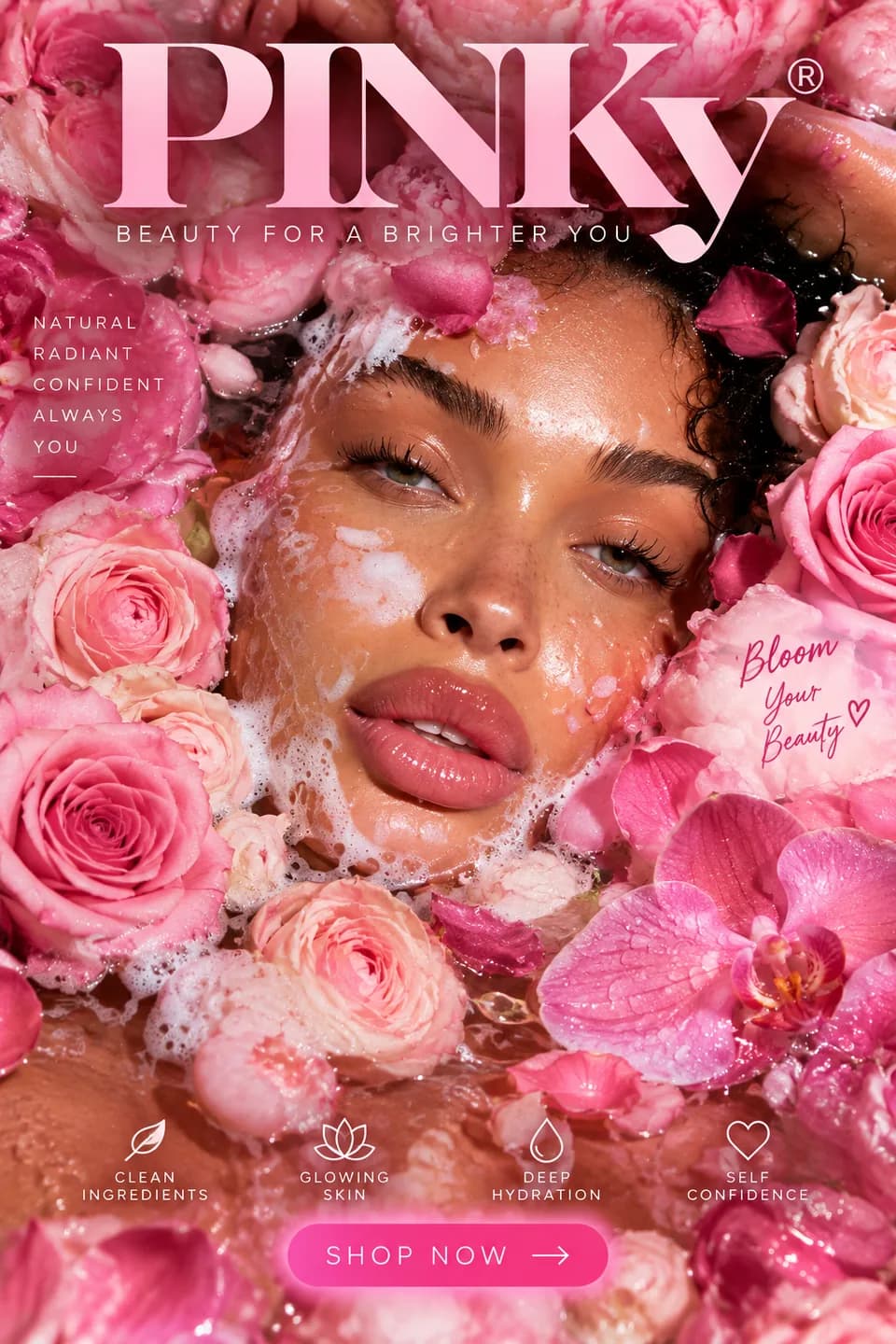 Example ad created by LoveRush for a fictional brand
