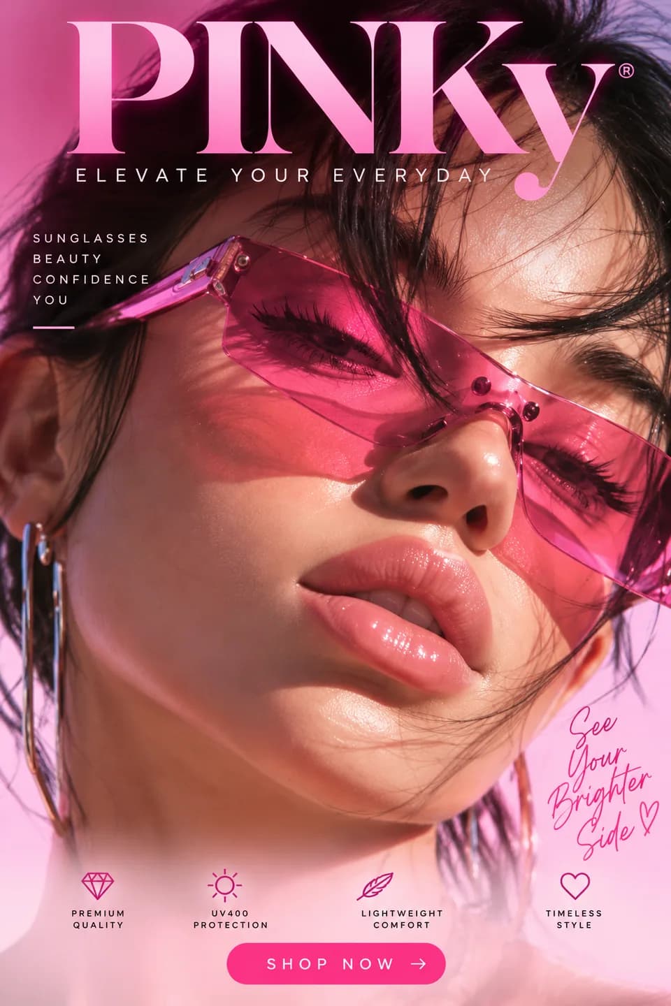 Example ad created by LoveRush for a fictional brand
