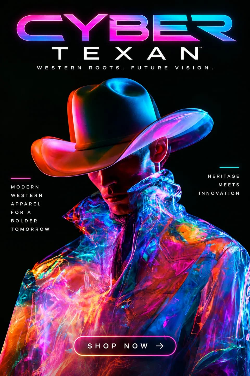 Example ad created by LoveRush for a fictional brand