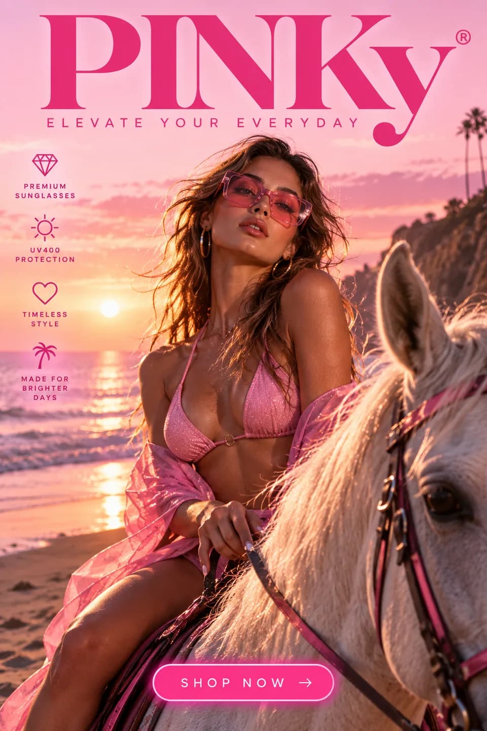 Example ad created by LoveRush for a fictional brand