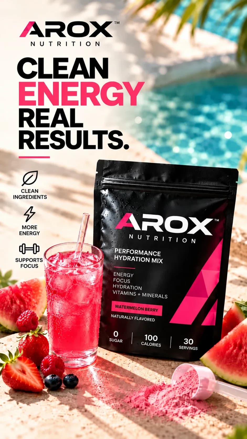 Example ad created by LoveRush for a fictional brand