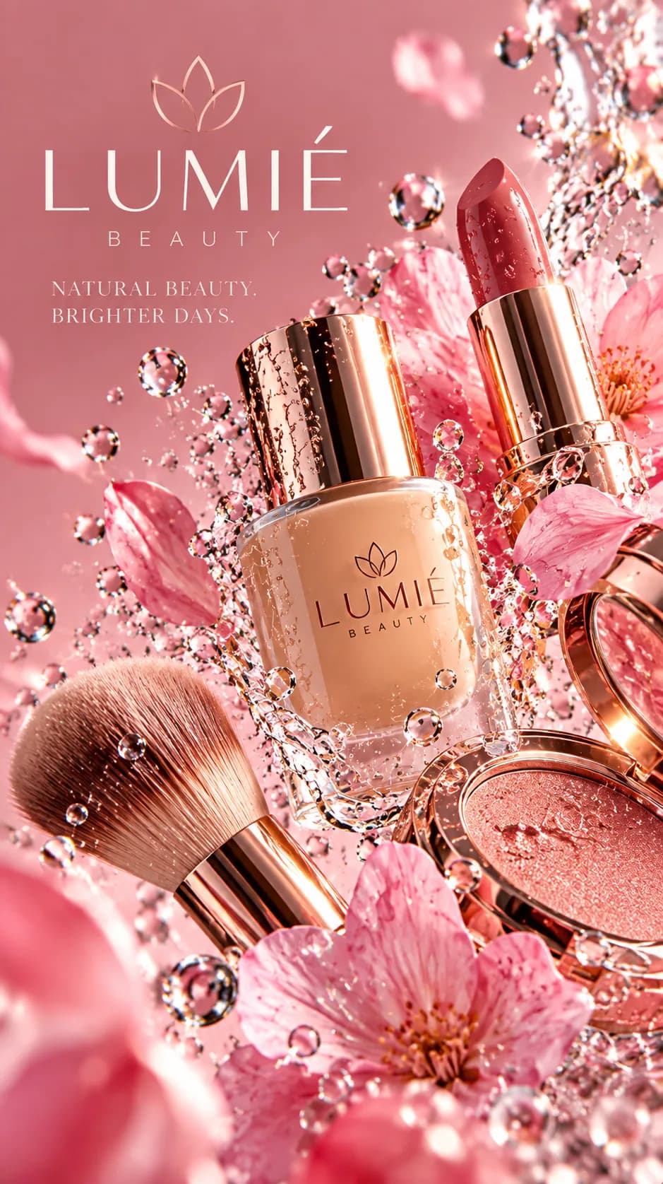 Example ad created by LoveRush for a fictional brand