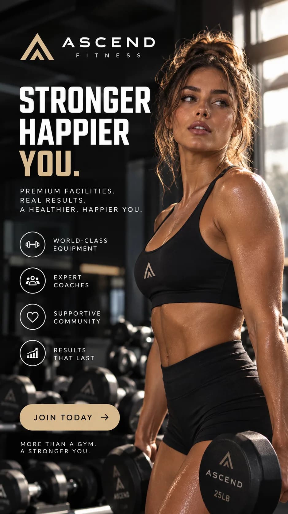 Example ad created by LoveRush for a fictional brand
