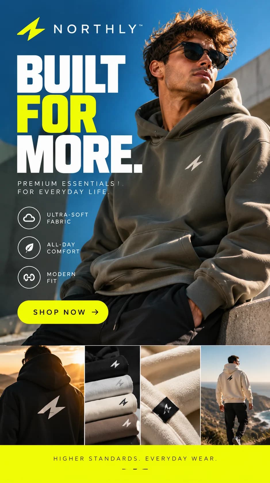 Example ad created by LoveRush for a fictional brand