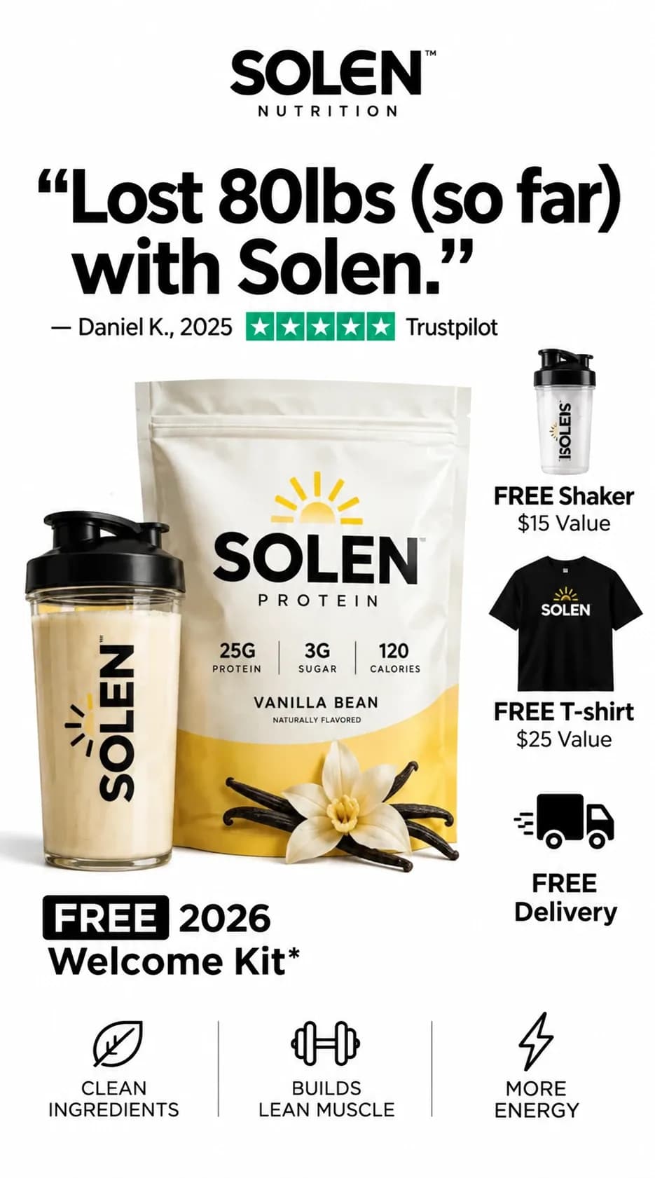 Example ad created by LoveRush for a fictional brand
